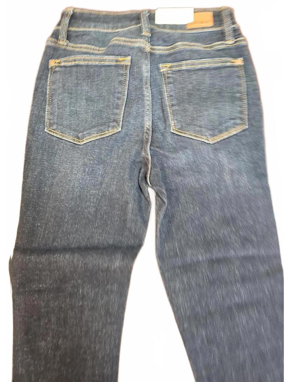 Judy Blue JB82253DK Dark Wash High Rise Skinny Jeans Sz 0/24 Non Distressed  NWT - Picture 9 of 9